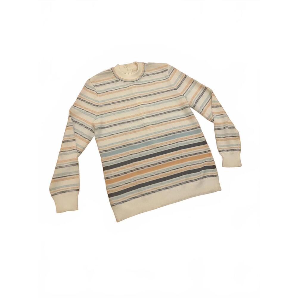 Vintage James Kenrob by Dalton Striped Long Sleeve Sweater for Women